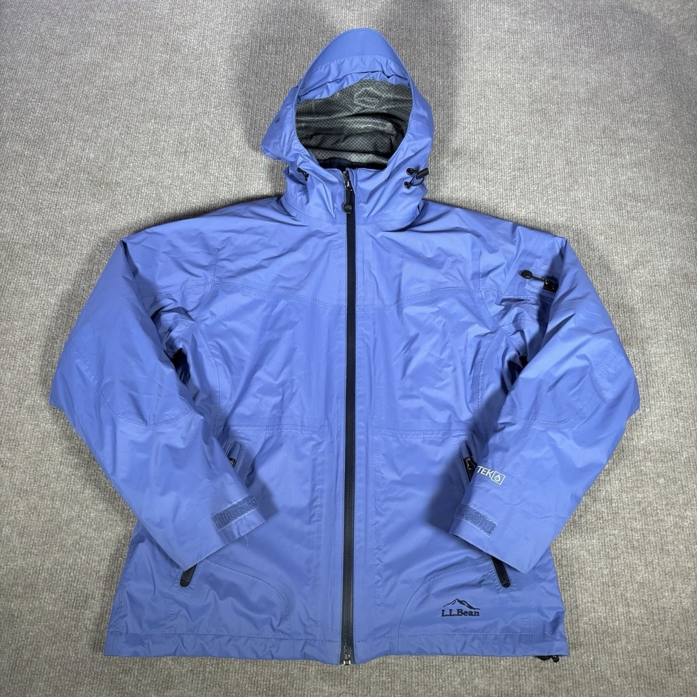 LL Bean Tek Jacket Women XS Purple Weather Challenger 3 in 1 Insulated Primaloft